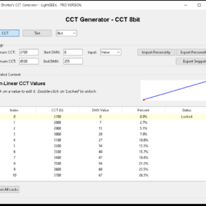 CCT Wizard - CCT Generator for GrandMA2